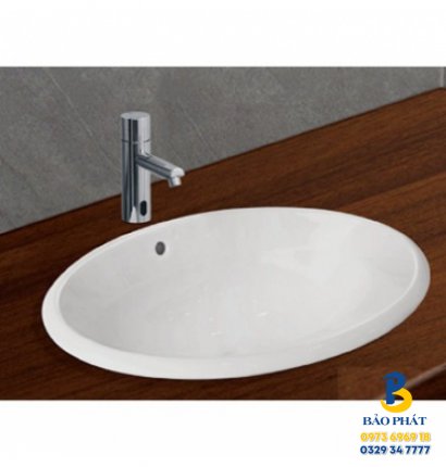 Chậu Rửa Mặt Lavabo Viglacera CD21 Dương Vành