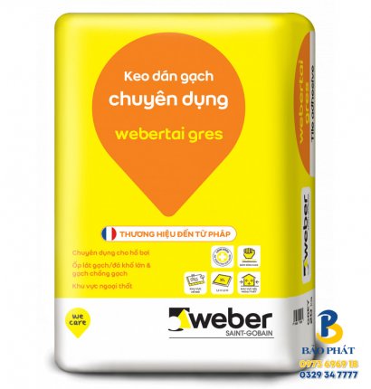 KEO DÁN GẠCH WEBER CHÍNH HÃNG