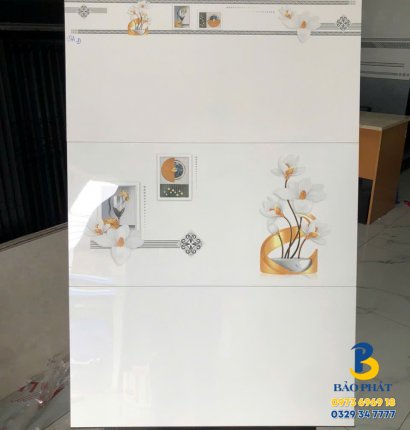 Gạch 40x80 đá bóng kiếng hoa văn đẹp