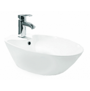 Chậu Rửa Mặt Lavabo Viglacera V52 Đặt Bàn Đá
