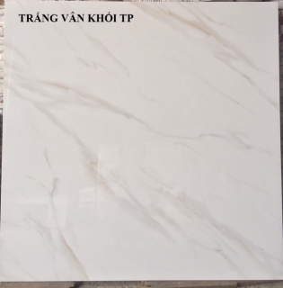 Đá Bóng Kính 100x100 Trung Quốc Trắng Vân Khói
