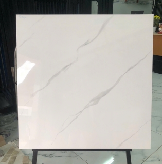 Gạch lát nền 80x80 trắng vân khói màu cổ điển