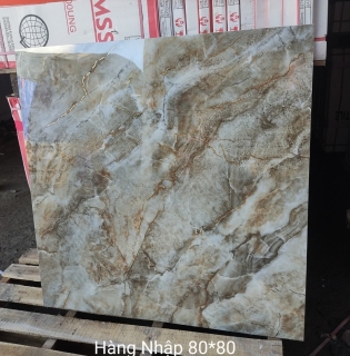 GẠCH KHẮC KIM 80X80 VÂN ĐÁ CAO CẤP
