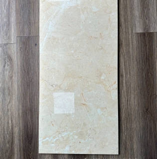 Gạch lát nền 60x120 bóng kiếng vàng kem