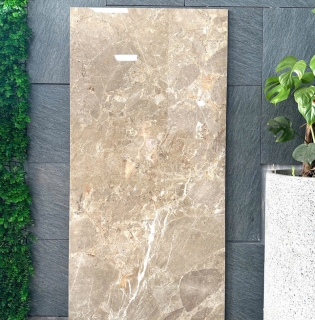 Gạch lát nền 60x120 vàng kem vân đá cẩm thạch
