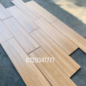 Không gian sang trọng nhờ trang trí bằng gạch lát nền vân gỗ